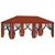 Pokrov za gazebo s bočnim zidovima Terakota 600,5 x 300,5 cm