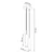 Sollux SL.1078 - LAGOS luster na sajli 3xGU10/10W/230V, bela