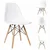 ModernHome Milano Set od četiri stolice bela