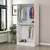 Hanah home Ormar Kale 90x190x52cm Crno-Beli