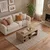 Hanah Home klub sto Rovel, 80,3 cm, prirodno drvo