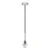 Brilagi - LED luster na sajli NUBILA 1xE27/60W/230V prečnik 14 cm crna/bela