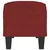 Vidaxl Klop vinsko rdeča 100x35x41 cm blago