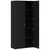 Highboard 2 pcs Crni hrast 80 x 42 x 185 cm