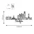 Wallity Zidna dekoracija Philadelphia, 120 x 57 x 1,5 cm, Crna