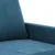 4-dijelna sofa garnitura plavi baršun