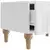 TV ormar s ladicama Bijela visokog sjaja 147 x 34,5 x 30 cm