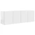 TV zidni ormar Zidne 2 pcs Visoki sjaj bijela 59,5 x 31 x 40 cm