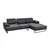 ATELIER DEL SOFA Ugaona garnitura Mustang Small Right Anthracite