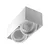 GTV Plafonska LED armatura PIREO N KV 2*GU10 IP20 bela