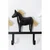 KARE Čiviluk Horse Riding, 63 cm, Crni