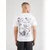 JACK & JONES Majica JJOSAKA  črna / bela