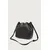 Calvin Klein Ročna torba Emblem Aop Drawstring Bucket LV04F3785G Črna