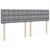 Vidaxl Box spring postelja z vzmetnico svetlo siva 200x200 cm blago