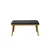 HANAH HOME Vina Mini 03 1053 Oak Anthracite (Produžni set trpezarijskih stolova i stolica (6 komada))