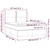 Krevet box spring s madracem LED crni 140x200 cm od tkanine