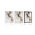 Plakat belo siv marmor - 20x30 white