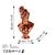 Aberto Design Dekorativna figura Yak-037, 30x35x23 cm