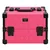 Pertini LUX kofer za šminku sa ogledalom, magenta quilted, 24 x 17 x 17,5 cm