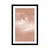 Plakat s paspartujem speči volk - 20x30 no frame