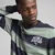 Mens Puma Class Striped Crew, Green, Size M, Clothing