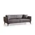 Atelier del Sofa Trosed Belissimo 220x67x95cm Tamnosivi