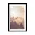 Plakat s paspartujem megla nad gozdom - 40x60 black
