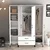 Hanah Home Garderober Kumsal STR, 160x201.4x47.5 cm, Beli