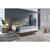 Carryhome POSTELJA BOXSPRING 180 cm x 200 cm , tekstil siva