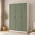 Hanah Home ormar Loren 1600-235, 135,8 cm, zeleni / beli