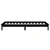 Vidaxl LED Posteljni okvir črn 75x190 cm trden les