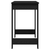 Radni stol crni 100x45x75 cm od konstruiranog drva