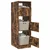 Vidaxl omara za perilo Dimljeni oreh 50 x 68 x 162 cm Konstruiran les