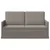 Dvosedenjski kavč Taupe 150 x 81 x 82 cm Blago