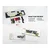 FANTECH Tastatura Mehanicka Gaming MK878S RGB Atom 104S Mori bela (Red switch)