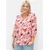 SHEEGO Bluza temno modra/oranžna/rosé/bela