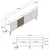 Hanah Home Milan 160 Komoda, Belo-Braon
