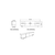 Hanah Home TV Komoda Diana, 180x50x33 cm, Antracit-Orah