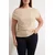 Trendyol Curve Ženska bluza Tbbss25Af00119, Bež