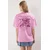 Trendyol Milla Ženska majica TWOSS23TS00269, Roze