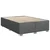 Vidaxl Box spring posteljni z vzmetnico temno siv 140x190 cm blago