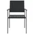 Vrtne stolice 4 kom crne 54 x 62,5 x 89 cm od poliratana