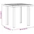 Vidaxl Vrtna miza zelena 80x75x72 cm plastika