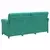 Sofa za 3 osobe Tirkizna 198 x 83 x 95 cm Baršun