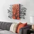 Sombra del Bosque -4 RedBlack Decorative Wooden Wall Accessory