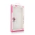 Maska za telefon Heart Glitter za iPhone 12 6.1 providno-roze
