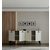 HANAH HOME Komoda Ay Tasi Kaya White