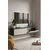 Hanah Home komoda Zeynep 120, 120 cm, antracit / travertin