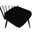 Hanah Home Set 4 trpezarijske stolice Yildiz 943 V4 Crni