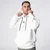 Polleo Mens Prime Terry Oversized Hoodie, White - S